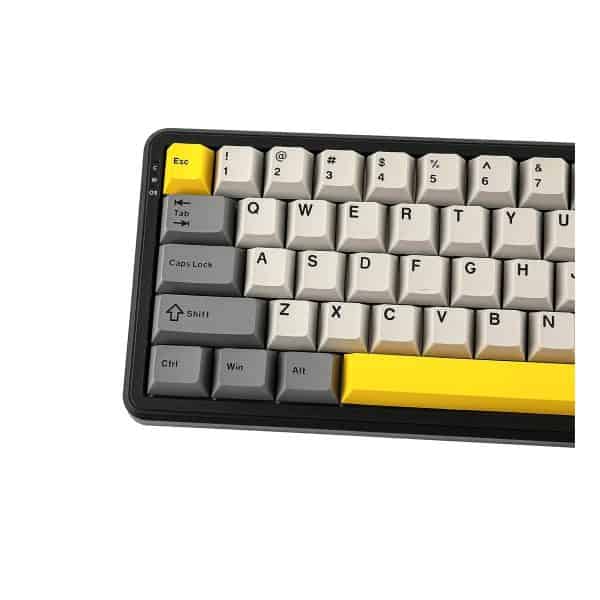 Ajazz Ak680 Max Grijs Front Printed Magnetische Rice Switch 8k Hz Rgb Hotswap Mechanisch Gaming Toetsenbord 7