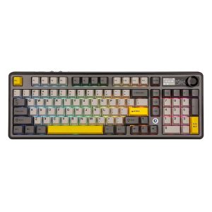 Ajazz Ak980 Grijs Gift Switch V2 Rgb Draadloos Hotswap Mechanisch Gaming Toetsenbord 1