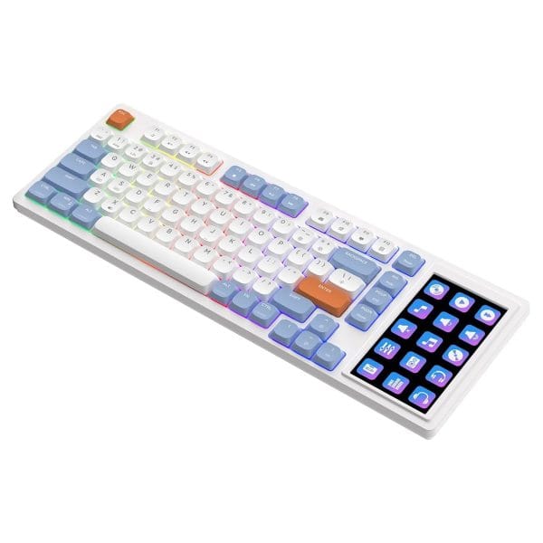 Ajazz Akp815 Blauw Wit Oranje Huannuo Short Tea Switch Rgb Mechanisch Gaming Toetsenbord 3