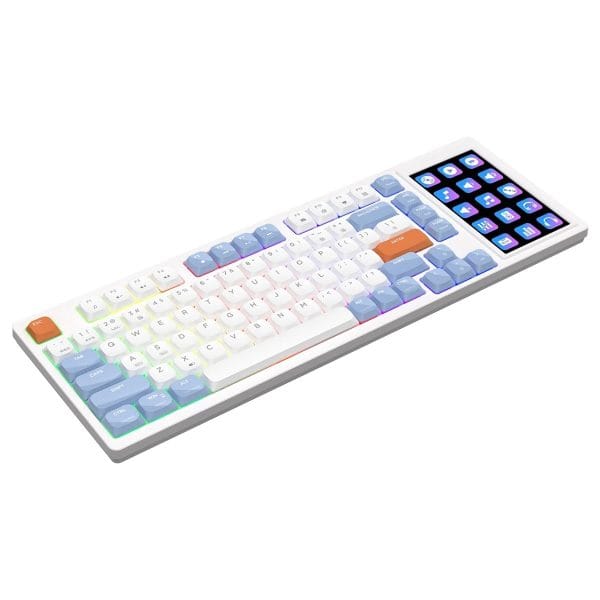 Ajazz Akp815 Blauw Wit Oranje Huannuo Short Tea Switch Rgb Mechanisch Gaming Toetsenbord 4