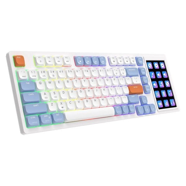 Ajazz Akp815 Blauw Wit Oranje Huannuo Short Tea Switch Rgb Mechanisch Gaming Toetsenbord 5