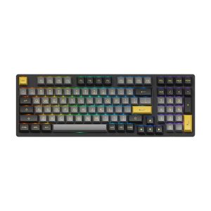 Akko 3098b Plus Black Gold Rgb Draadloos Hotswap Mechanisch Gaming Toetsenbord 1