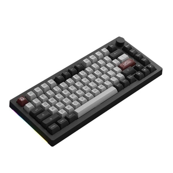 Akko 5075b Plus Dracula Castle V3 Cream Yellow Pro Switch Rgb Draadloos Hotswap Mechanisch Gaming Toetsenbord 5
