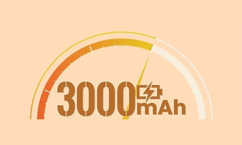 Ingebouwde 3000mAh Batterij