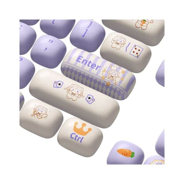 Akko Magic Lop Bunny Pbt 138 Toetsen Keycap Set 4