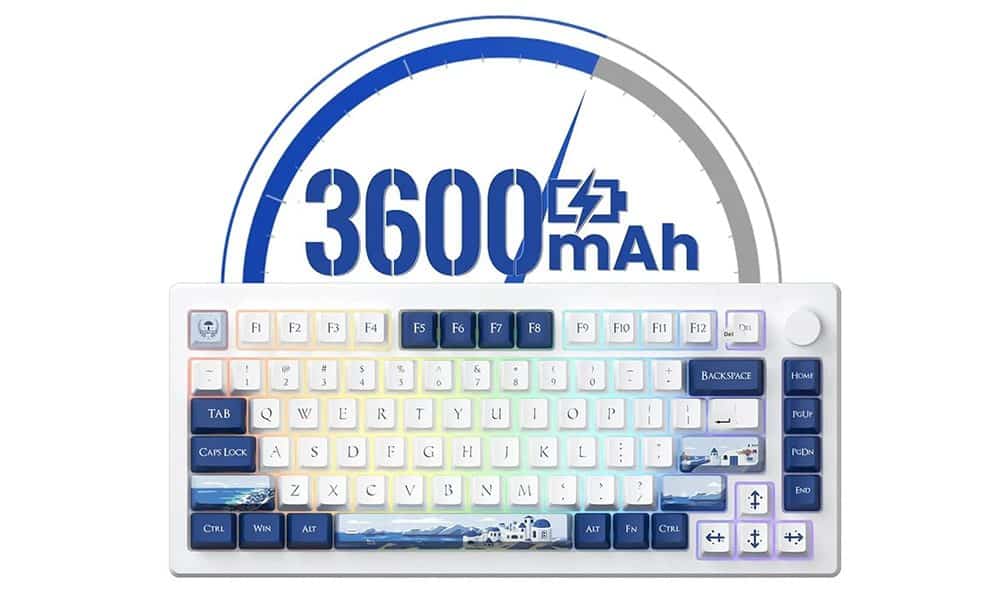 Ingebouwde 3600mAh Batterij