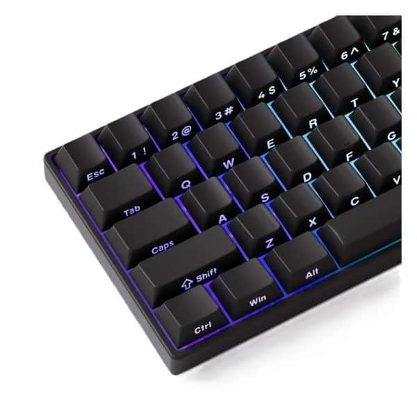 Akko Monsgeek Fun60 Max Shine Through Black Hall Effect Magnetische Switch 8k Hz Argb Draadloos Hotswap Mechanisch Gaming Toetsenbord 6