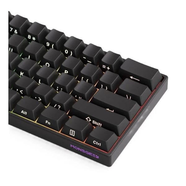 Akko Monsgeek Fun60 Max Shine Through Black Hall Effect Magnetische Switch 8k Hz Argb Draadloos Hotswap Mechanisch Gaming Toetsenbord 7