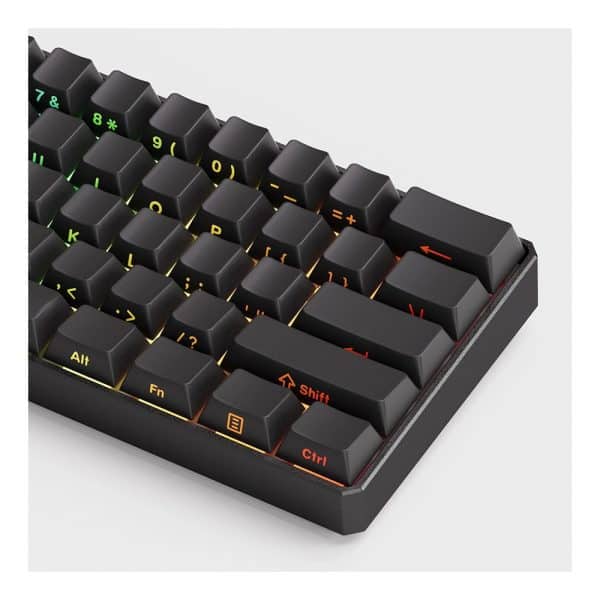 Akko Monsgeek Fun60 Ultra Shine Through Black Hall Effect Magnetische Switch 8k Hz Argb Draadloos Hotswap Mechanisch Gaming Toetsenbord 5