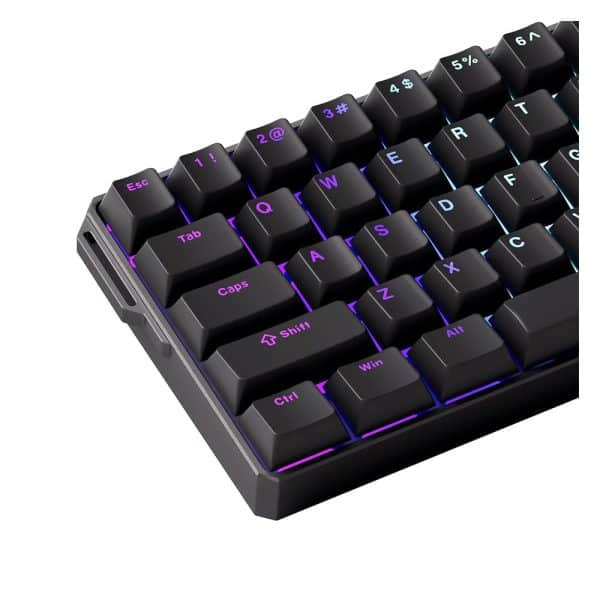 Akko Monsgeek Fun60 Ultra Shine Through Black Tmr Hall Effect Magnetische Switch 8k Hz Argb Draadloos Hotswap Mechanisch Gaming Toetsenbord 4