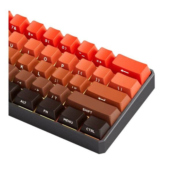 Akko Monsgeek Fun60 Ultra Shine Through Blaze Gradient Hall Effect Magnetische Switch 8k Hz Argb Hotswap Mechanisch Gaming Toetsenbord 5