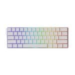 AKKO MONSGEEK FUN60 Ultra Shine-Through White Hall Effect Magnetische Switch 8K Hz ARGB Draadloos Hotswap Mechanisch Gaming Toetsenbord