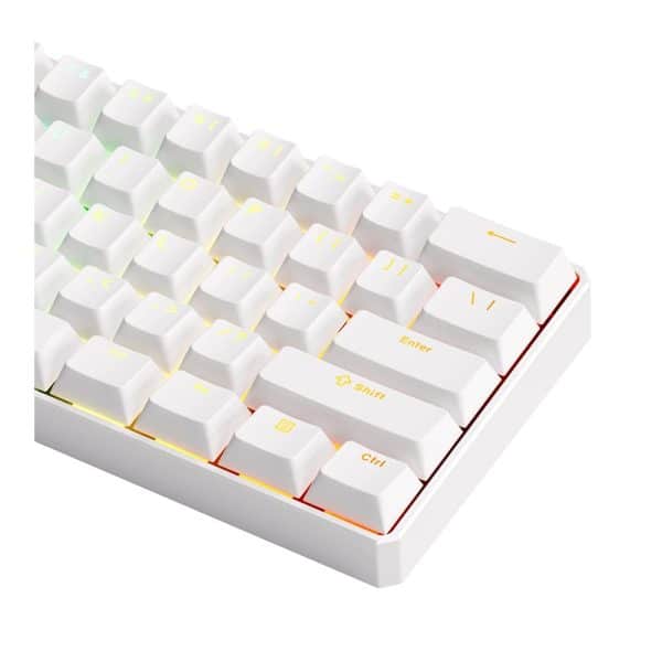 Akko Monsgeek Fun60 Ultra Shine Through White Tmr Hall Effect Magnetische Switch 8k Hz Argb Draadloos Hotswap Mechanisch Gaming Toetsenbord 5