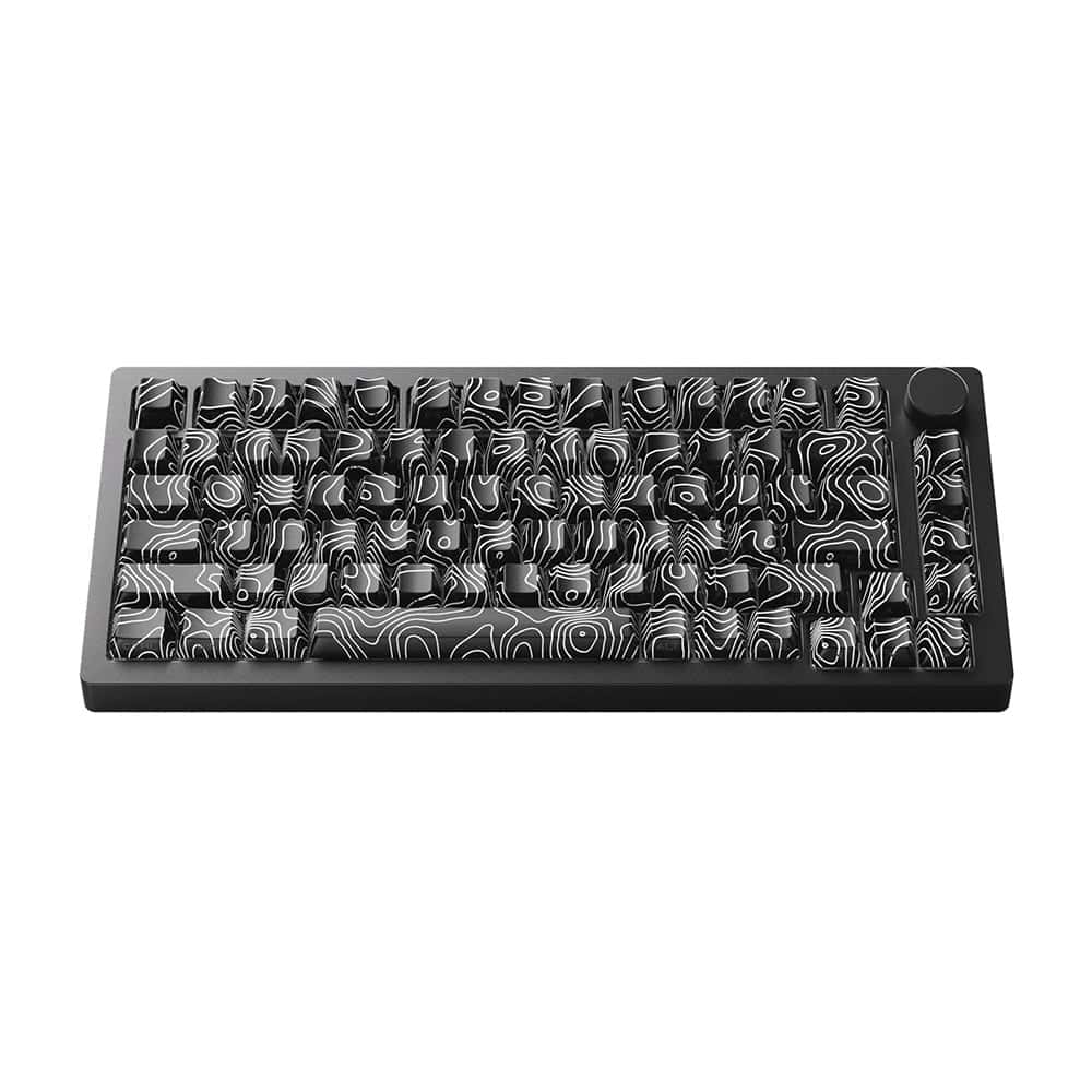 Akko Monsgeek M1 V5 Contour Lines Black Rgb Draadloos Hotswap Mechanisch Gaming Toetsenbord 2
