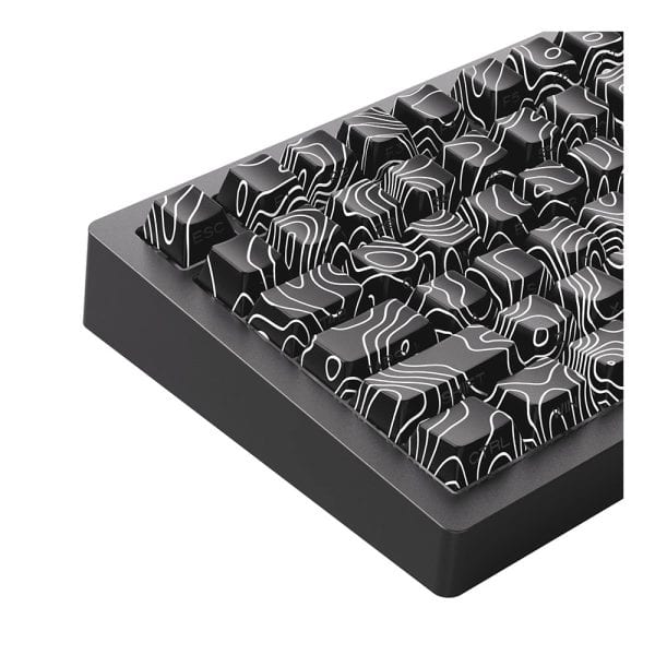 Akko Monsgeek M1 V5 Contour Lines Black Rgb Draadloos Hotswap Mechanisch Gaming Toetsenbord 6