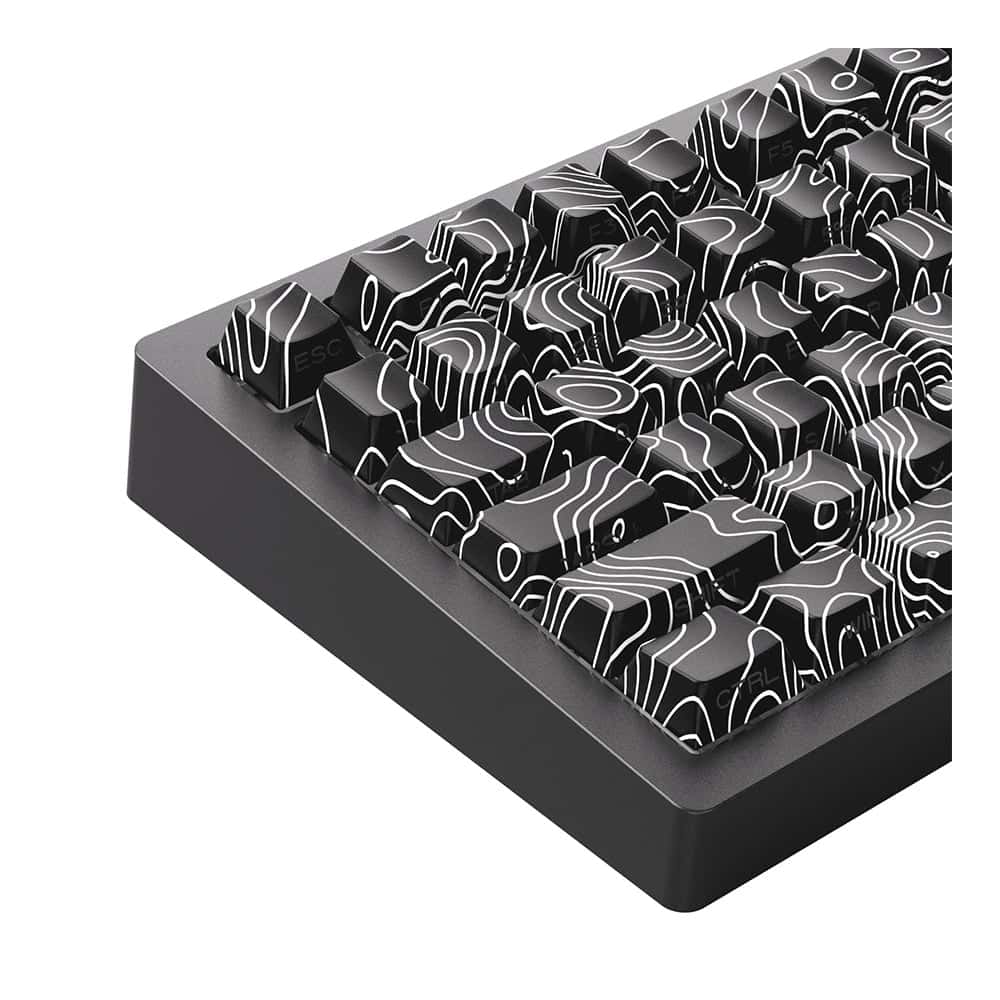 Akko Monsgeek M1 V5 Contour Lines Black Rgb Draadloos Hotswap Mechanisch Gaming Toetsenbord 6