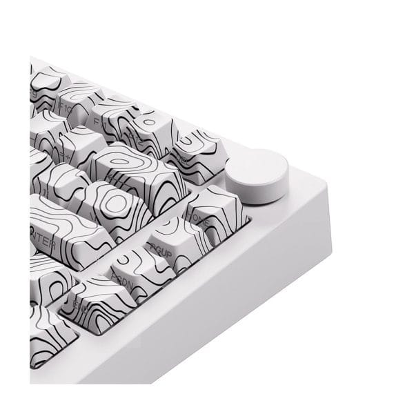 Akko Monsgeek M1 V5 Contour Lines White Rgb Draadloos Hotswap Mechanisch Gaming Toetsenbord 5