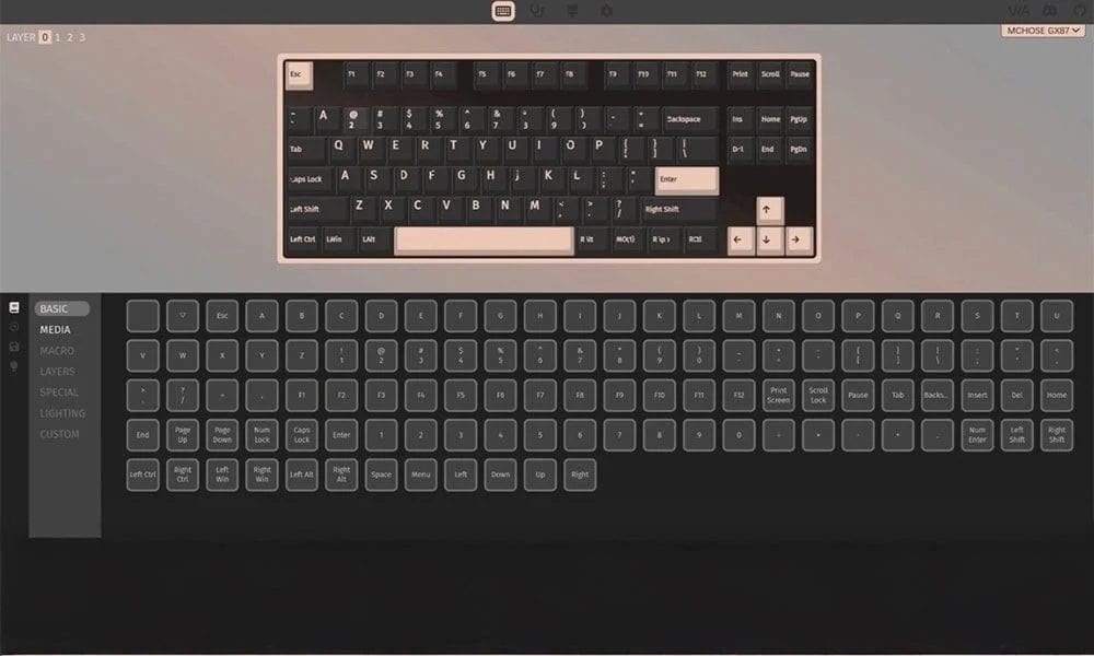 QMK – VIA Ondersteuning