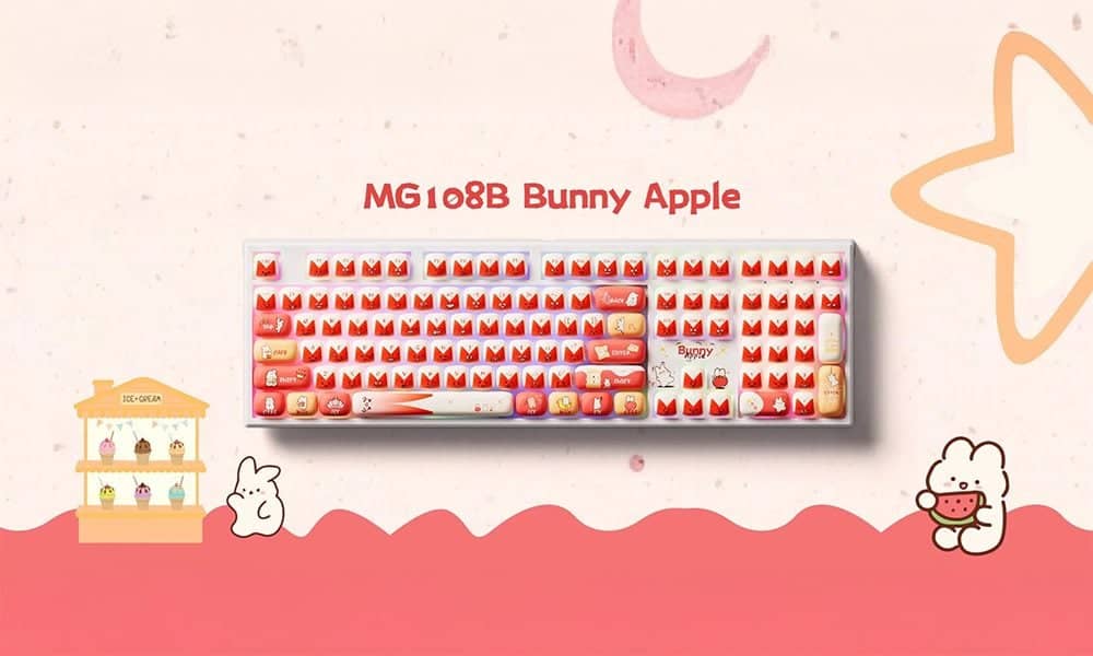 AKKO MONSGEEK MG108B Bunny Apple