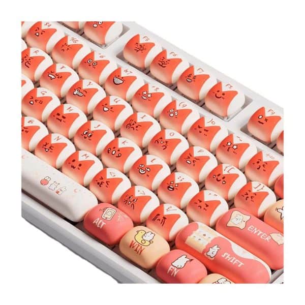 Akko Monsgeek Mg108b Bunny Apple Rgb Draadloos Hotswap Mechanisch Gaming Toetsenbord 5