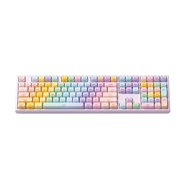 Akko Monsgeek Mg108b Colorful Cats Rgb Draadloos Hotswap Mechanisch Gaming Toetsenbord 2