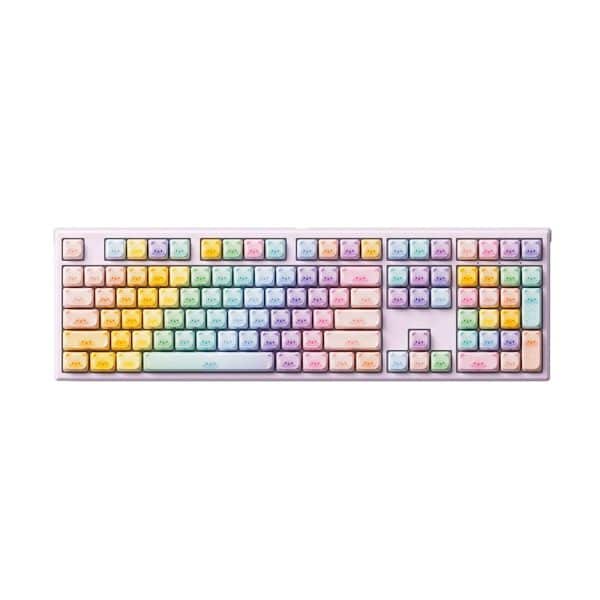 Akko Monsgeek Mg108b Colorful Cats Rgb Draadloos Hotswap Mechanisch Gaming Toetsenbord 4