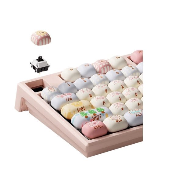 Akko Monsgeek Mg108b Piggy Party Rgb Draadloos Hotswap Mechanisch Gaming Toetsenbord 5