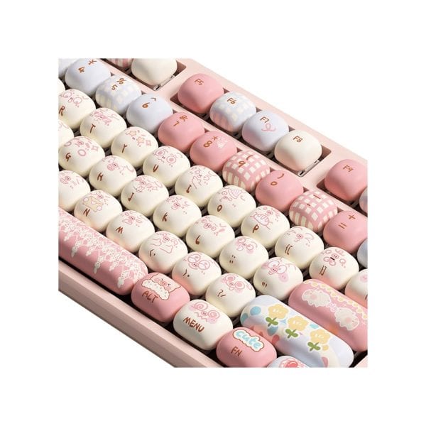 Akko Monsgeek Mg108b Piggy Party Rgb Draadloos Hotswap Mechanisch Gaming Toetsenbord 6