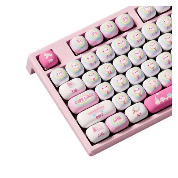 Akko Monsgeek Mg108b Rainbow Marshmallows Rgb Draadloos Hotswap Mechanisch Gaming Toetsenbord 5