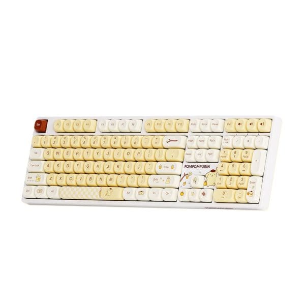 Akko Pompompurin 5108b Plus Rgb Draadloos Hotswap Mechanisch Geel Gaming Toetsenbord 4