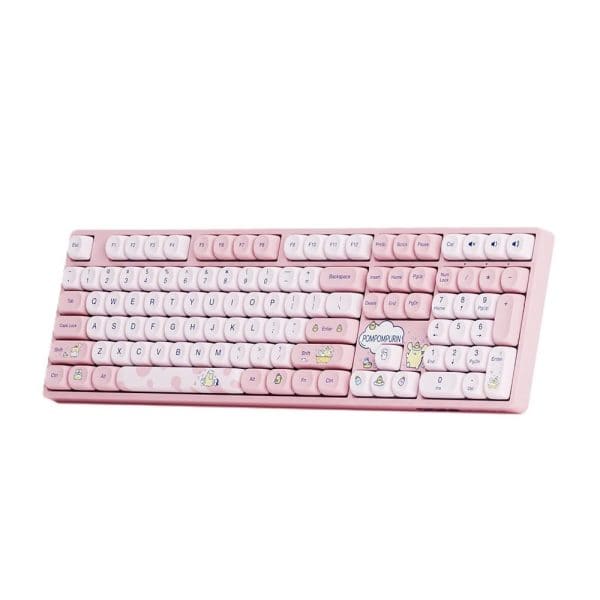 Akko Pompompurin 5108b Plus Rgb Draadloos Hotswap Mechanisch Roze Gaming Toetsenbord 4