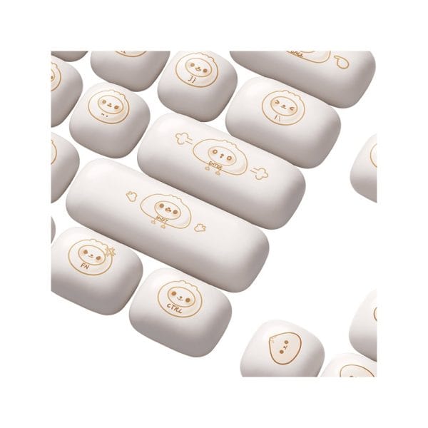 Akko Steamed Buns Pbt 138 Toetsen Keycap Set 5