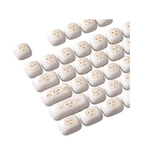 Akko Steamed Buns Pbt 138 Toetsen Keycap Set 6