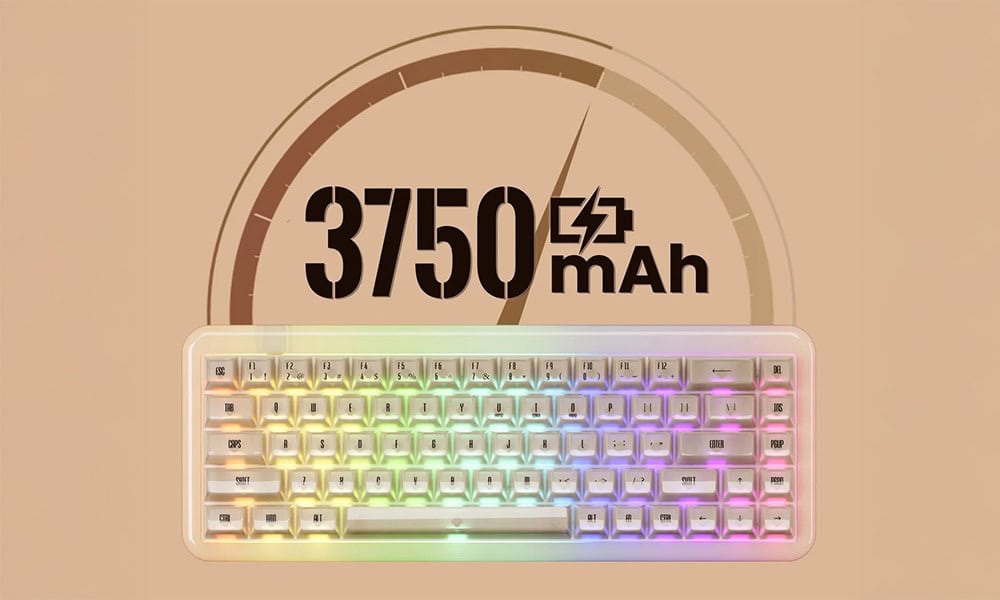 Ingebouwde 3750mAh batterij