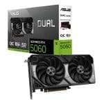 ASUS DUAL GeForce RTX 5060 OC 8GB GDDR7 128 Bit DLSS 4 Grafische Kaart