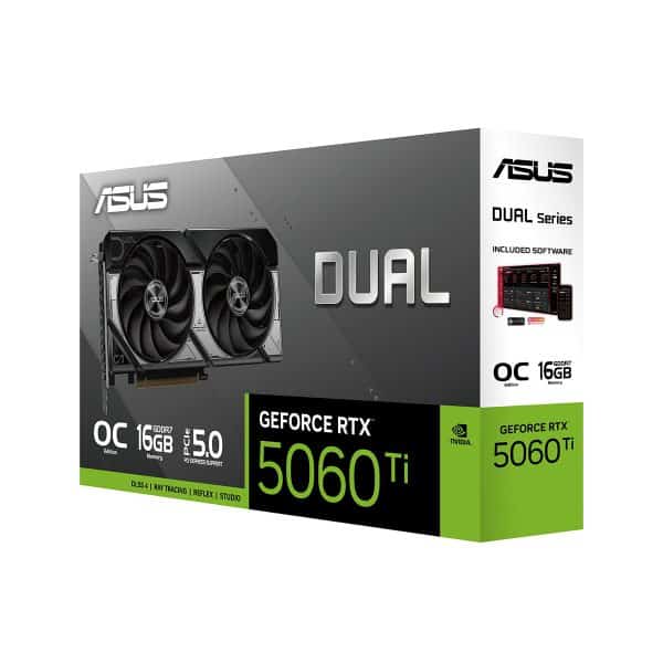 Asus Dual Geforce Rtx 5060 Ti Oc 16gb Gddr7 128 Bit Dlss 4 Grafische Kaart 9