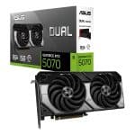 ASUS DUAL GeForce RTX 5070 12GB GDDR7 192 Bit DLSS 4 Grafische Kaart