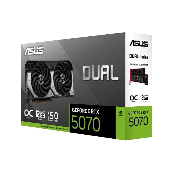 Asus Dual Geforce Rtx 5070 Oc 12gb Gddr7 192 Bit Dlss 4 Grafische Kaart 9