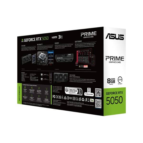 Asus Prime Geforce Rtx 5050 8gb Gddr6 128 Bit Dlss 4 Grafische Kaart 18