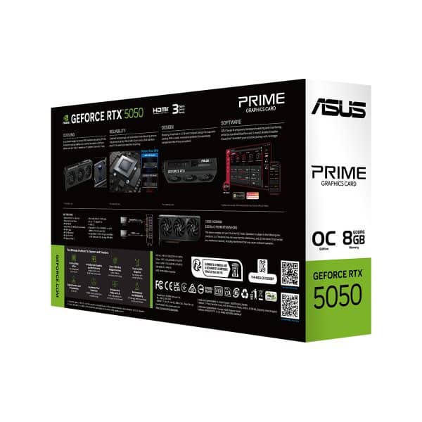 Asus Prime Geforce Rtx 5050 Oc 8gb Gddr6 128 Bit Dlss 4 Grafische Kaart 18