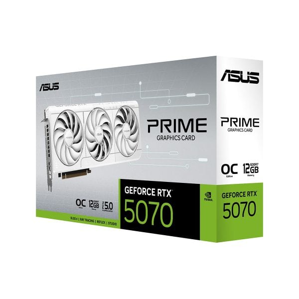Asus Prime Geforce Rtx 5070 Oc 12gb Gddr7 192 Bit Wit Dlss 4 Grafische Kaart 11
