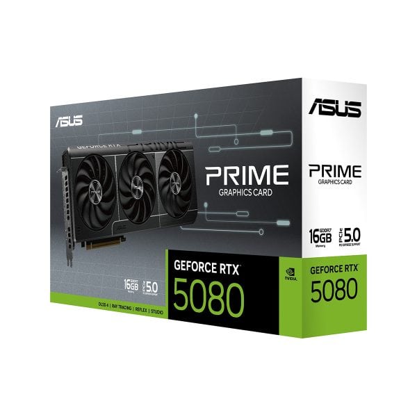 Asus Prime Geforce Rtx 5080 16gb Gddr7 256 Bit Dlss 4 Grafische Kaart 14