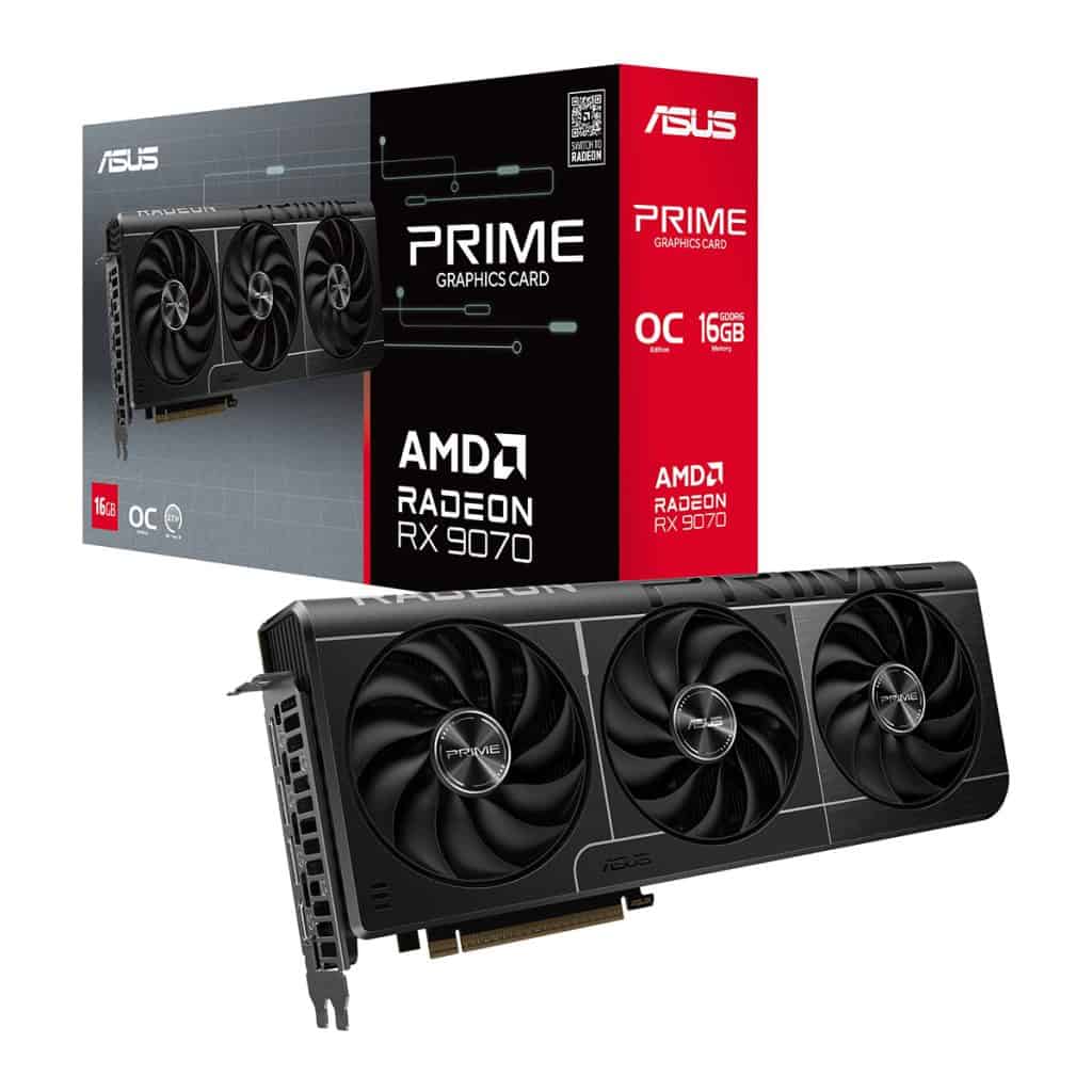 ASUS PRIME Radeon RX 9070 OC Grafische Kaart - Azoth Gaming