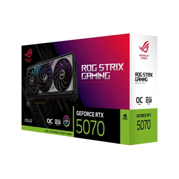 Asus Rog Strix Geforce Rtx 5070 Oc 12gb Gddr7 192 Bit Dlss 4 Grafische Kaart 12