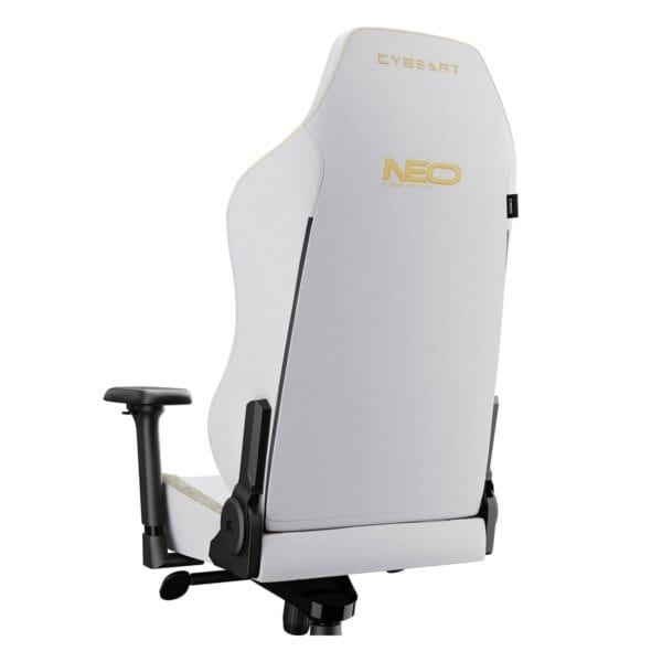 Luxe gaming stoel van Cybeart Apex NEO Series Lunar Edition met PU-lederen bekleding en 4D geheugen foam kussen voor optimaal comfort tijdens gamen.