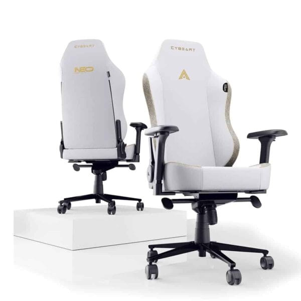 Ontdek de Cybeart Apex NEO Series – Lunar Edition gaming stoel met PU-lederen bekleding, 4D geheugenfoam kussen en ergonomisch ontwerp voor ultiem comfort tijdens lange speelsessies.