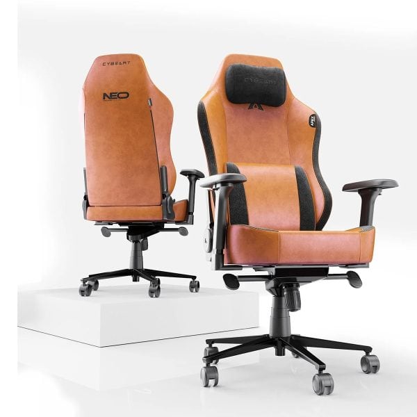 Cybeart Apex Neo Series Vintage Edition Pu Lederen Rugsteun 4d Geheugen Foam Kussen Gaming Stoel 5 Jaar Garantie 5