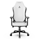 Cybeart Apex Series – Arctic White PU Lederen Rugsteun 4D Geheugen Foam Kussen Gaming Stoel – 5 Jaar Garantie