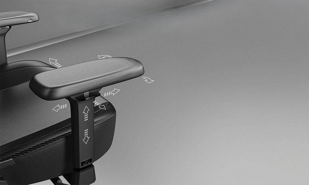 4D PU Gevoerde Armleuningen