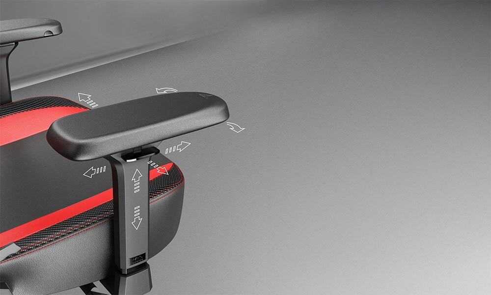 4D PU Gevoerde Armleuningen